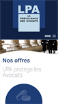 Mobile Screenshot of laprevoyance.org